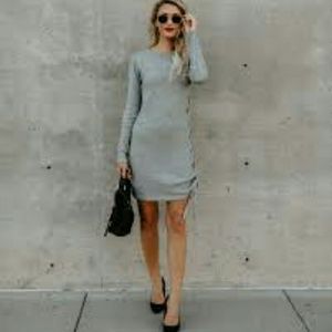 Vici Cross My Heart Lace up Dress